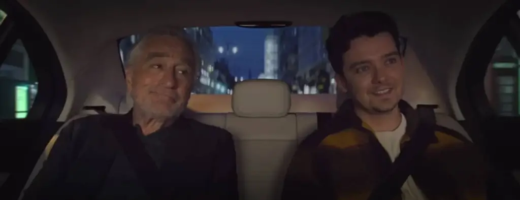 La campagne d'Uber One réalisée par l'agence Mother, dans laquelle Robert De Niro partage l'écran avec Asa Butterfield. 