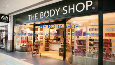 The Body Shop : Première marque de cosmétiques certifiée 100% végan.