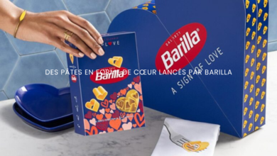 Des pâtes en forme de cœur lancés par Barilla