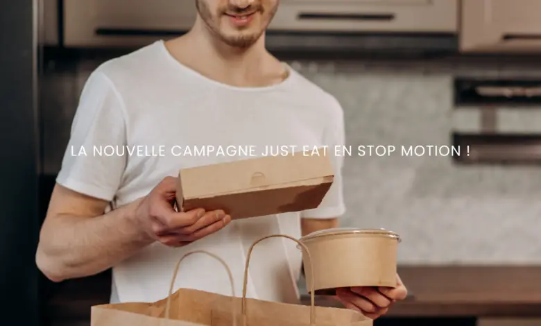 La nouvelle campagne Just Eat en stop motion !