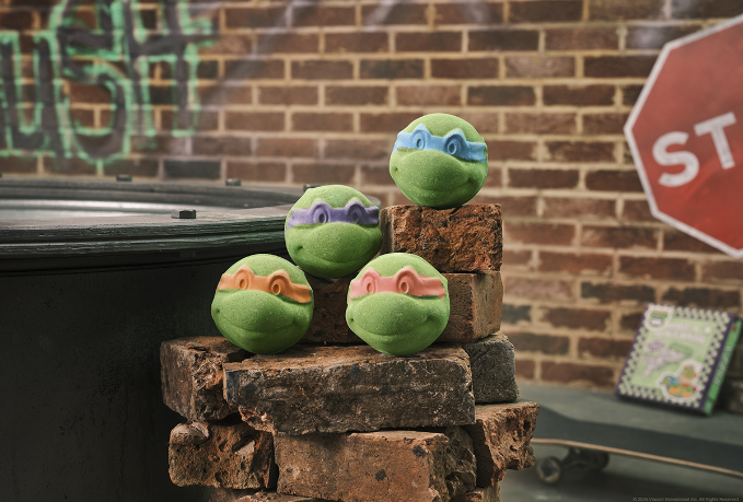 Lush lance une gamme de produits de bain et de soins Tortues Ninja