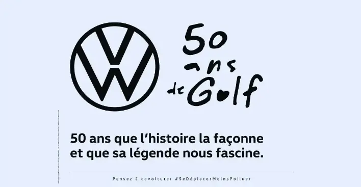 DDB Paris revient sur l'histoire de la Volkswagen Golf depuis 50 ans.