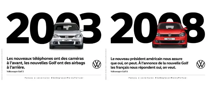 DDB Paris revient sur l'histoire de la Volkswagen Golf depuis 50 ans.