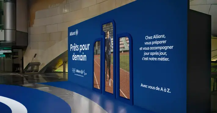 Allianz entre en piste à Saint-Lazare pour les JO de 2024