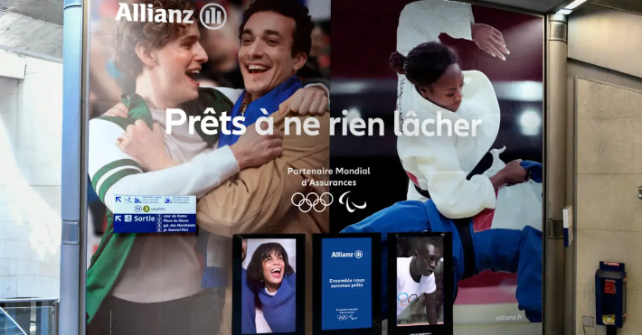 Allianz entre en piste à Saint-Lazare pour les JO de 2024