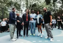 Asics rénove un terrain urbain de hand avec la Ville de Paris