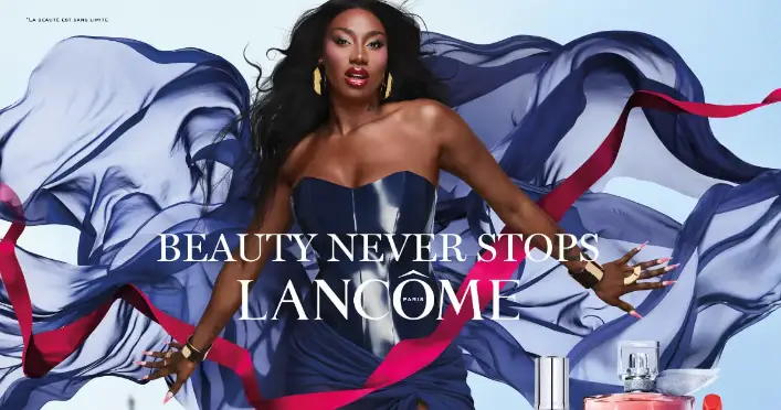 Lancôme dévoile une nouvelle campagne avec Aya Nakamura