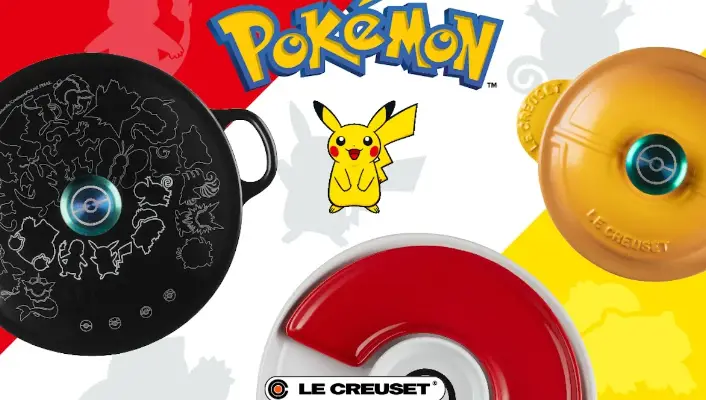 Le Creuset dévoile une collection d'ustensiles de cuisine Pokémon