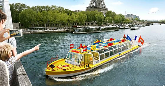 Lego s'invite sur les Batobus pour naviguer sur la Seine à l'occasion des JO 2024