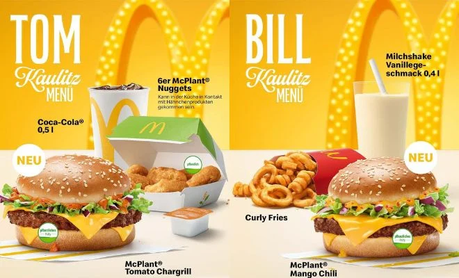 McDonald's crée un menu végétarien avec Tokio Hotel