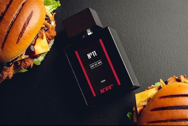 KFC présente un parfum qui sent le Burger