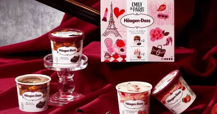 Häagen-Dazs laisse place au glamour avec une Édition Limitée Inspirée par Emily à Paris !