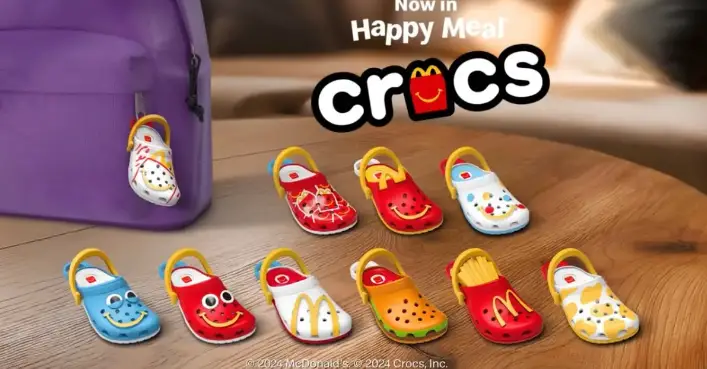 McDonald’s dévoile un Happy Meal spécial Crocs avec des mini porte-clés exclusifs !