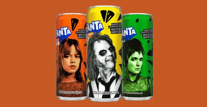 Fanta et Beetlejuice s'unissent pour une Halloween 2024 : édition limitée et expérience immersive à la clé !