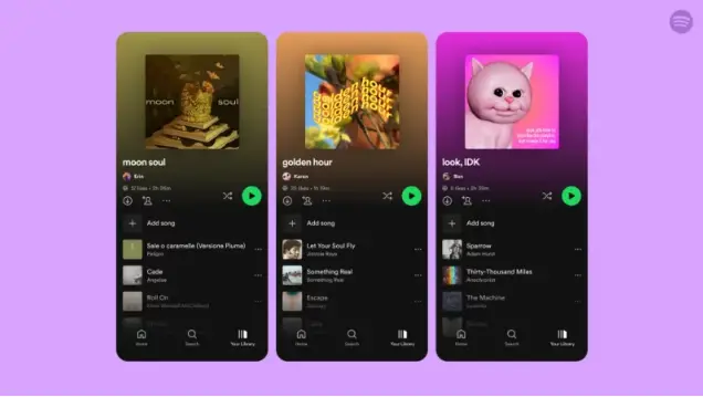 Spotify permet aux utilisateurs de personnaliser les jaquettes de leurs Playlists