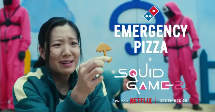 Domino's Pizza et Netflix s'allient pour une campagne autour de Squid Game saison 2