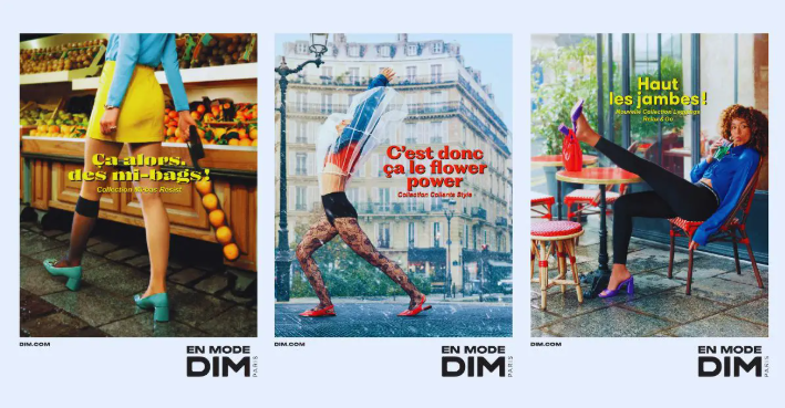 DIM dévoile sa nouvelle campagne "En Mode DIM" avec DDB Paris