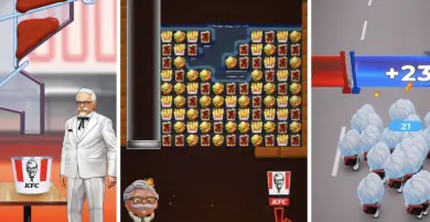 KFC Transforme les Fausses Pubs de Jeux Mobiles en Véritable Campagne Marketing