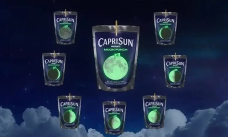 Capri-Sun illumine la nuit avec Moon Punch, son édition limitée phosphorescente