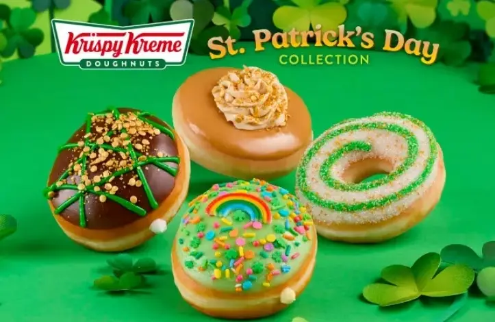 Krispy Kreme célèbre la Saint-Patrick avec une édition limitée de donuts gourmands et festifs !