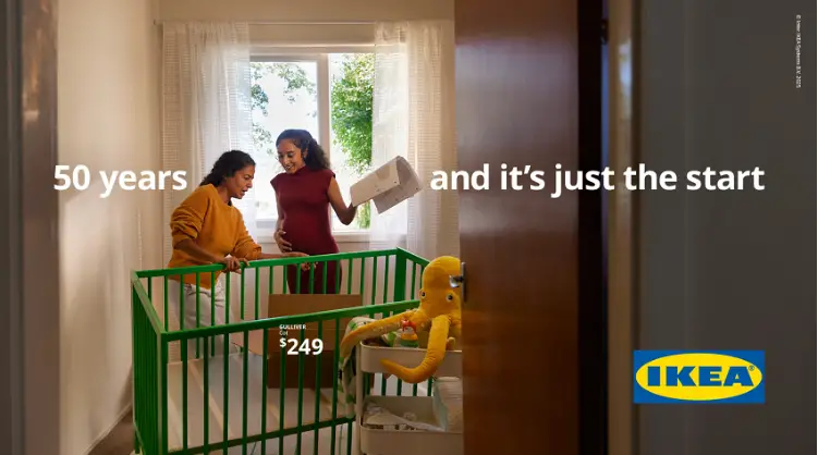 IKEA célèbre ses 50 ans en Australie avec humour et émotion dans sa campagne « Just the Start »