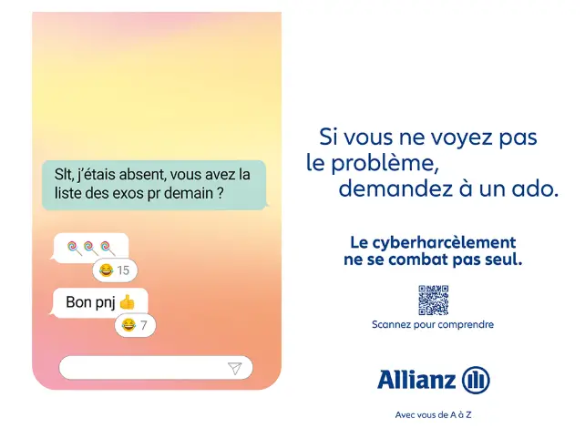 Quand les émojis blessent : Allianz alerte sur les dangers du cyberharcèlement invisible