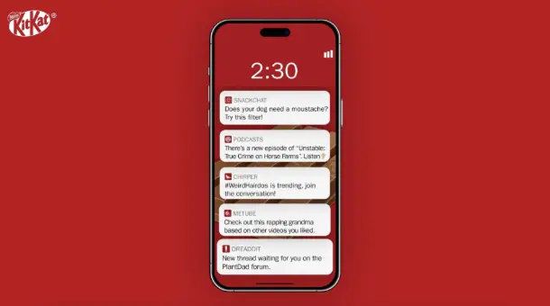 KitKat échange votre temps d’écran contre du chocolat : une pause (enfin) déconnectée ?
