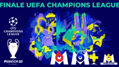 Répartition des marques et investissements publicitaires pendant la finale de Ligue des champions 2025.