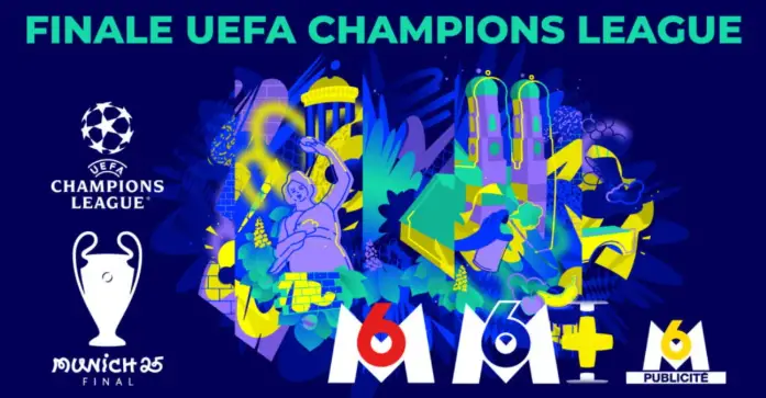Répartition des marques et investissements publicitaires pendant la finale de Ligue des champions 2025.