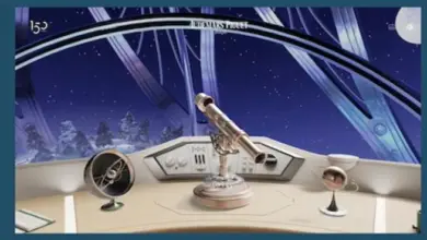 Salle virtuelle en 3D de la House of Wonders avec éléments d’horlogerie en réalité augmentée