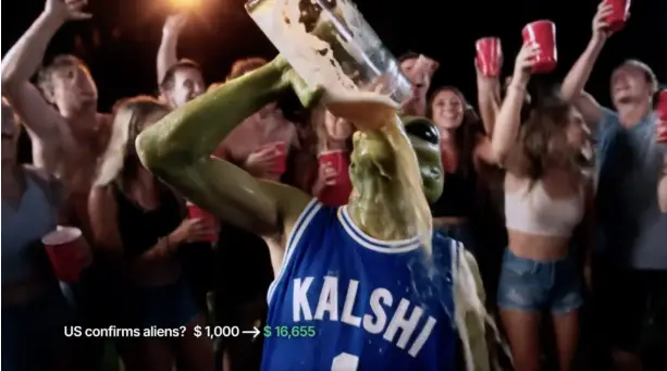 Publicité diffusée pendant les NBA Finals avec un alien généré par IA