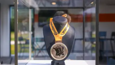 Médaille officielle remise par Continental au vainqueur d'étape du Tour de France 2025"