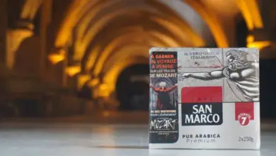 Packaging San Marco Mozart – édition spéciale avec stickers du jeu digital Le Mystère Mozart