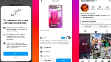 Interface Instagram montrant l’activation d’une vidéo en mode test
