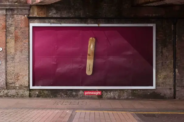 Affiche publicitaire Häagen-Dazs Devoured dans les rues de Londres