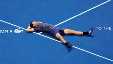 Logo Lacoste transformé en chèvre pour célébrer Djokovic et ses 24 titres du Grand Chelem.