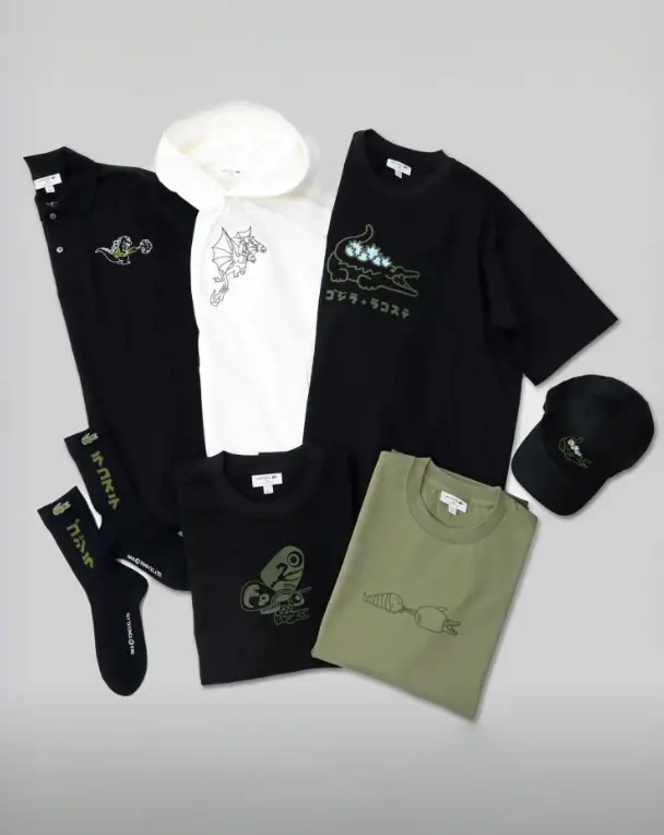 T-shirts et sweats Lacoste Godzilla édition limitée Japon