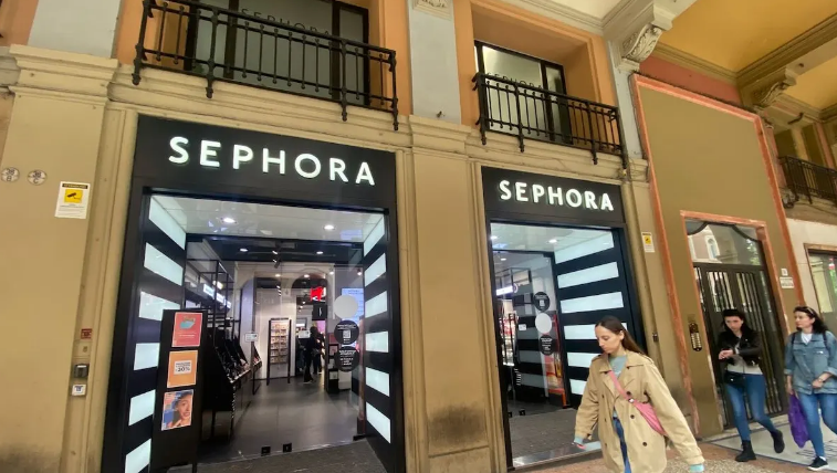 Exemple de vitrine digitale personnalisée My Sephora Storefront
