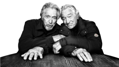 Robert De Niro et Al Pacino réunis pour la campagne Moncler Warmer Together en noir et blanc