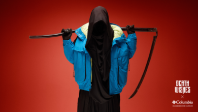 Campagne Halloween Columbia Death Wishes avec la Faucheuse sur TikTok