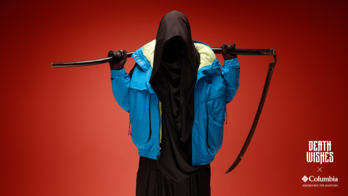 Campagne Halloween Columbia Death Wishes avec la Faucheuse sur TikTok