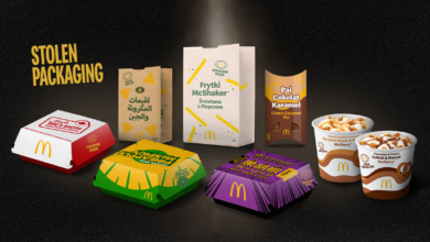 Affiche promotionnelle de la campagne McDonald’s “World Menu Heist” au Royaume-Uni